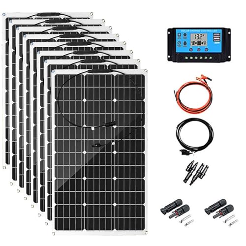 EpyGnom Solarpanel Photovoltaik Solarmodul 300W 18V Monokristallin Hohe Leistung Solarpanel Solarzelle Kit für 12V Kfz Batterie 40A Solarladeregler für Wohnmobil Camping Gartenhaus 8 * 300W EpyGnom Solarpanel Photovoltaik Solarmodul 300W 18V Monokristallin Hohe Leistung Solarpanel Solarzelle Kit für 12V Kfz Batterie 40A Solarladeregler für Wohnmobil Camping Gartenhaus 8 * 300W von EpyGnom