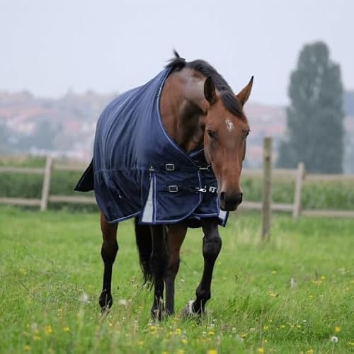 Equithème Tyrex 1680D Outdoordecke 0g, Größe:155 cm / 6'9, Farbe:Marineblau von Equi-Theme/Equit'M