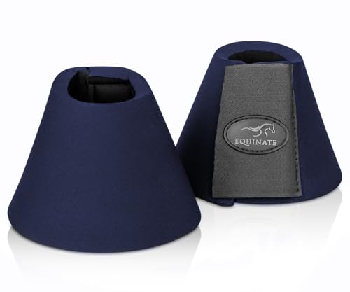 Equinate Hufglocken Denver XXL Navy - Robuste und stoßdämpfende Neopren Springglocken - Hufschutz für Training und Turniere - 2er Set Equinate Hufglocken Denver XXL Navy - Robuste und stoßdämpfende Neopren Springglocken - Hufschutz für Training und Turniere - 2er Set von Equinate