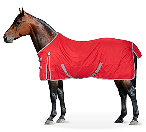 Equinate Regendecke Springfield Weidedecke mit Fleece 155cm Rot Equinate Regendecke Springfield Weidedecke mit Fleece 155cm Rot von Equinate