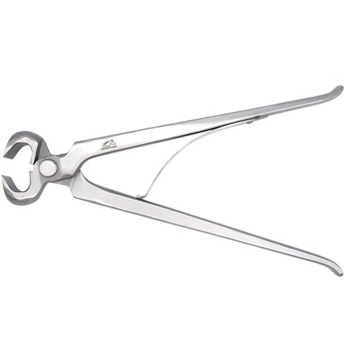 Equine Care 25,4 cm Hufzange & Hufschere - Chrom-Vanadium-Stahl mit vorbelasteter Feder, Präzisionsklingen & ergonomischem Griff, ideal für kleine Hände, Fohlen, Miniaturpferde und Ponys. von Equine Care