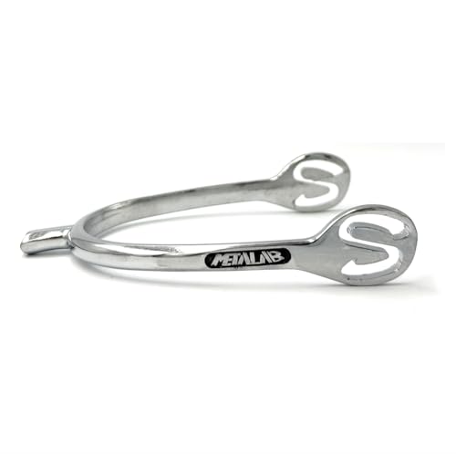 Equine Smile ES1077 SuperSpur Prince of Wales Sporen aus Zink mit Nylon Sporenriemen Reitsporen Reiten Spur (L 25 mm - Herren) von Equine Smile