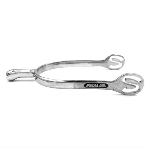 Equine Smile ES1094 SuperSpur Dornsporen Kugelkopf kugelförmiges Halsende aus Zink Reitsporen Reiten Sporen Spur (L 35 mm - Damen) von Equine Smile