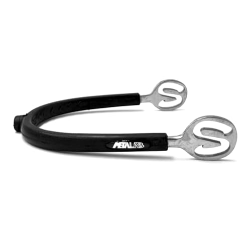 Equine Smile ES1095 ErgoSpur Soft Prince of Wales Spur Reitsporen mit Gummi Reiten Sporen aus hochwertiger Edelstahl (M 12 mm - Damen) von Equine Smile