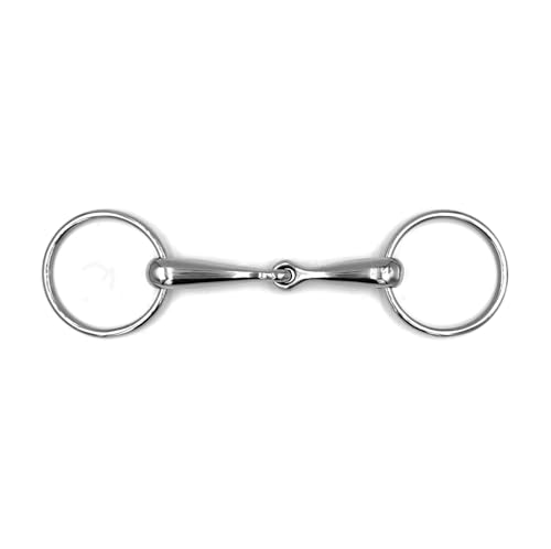 Equine Smile Gebiss ES0109 ErgoBit Bit Wassertrense Einfach Gebrochen aus Edelstahl Ringdurchmesser 65 mm Gebissstärke 18 mm (14.5 cm) von Equine Smile