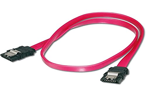 Equip 111900 Flachkabel (SATA 6Gbps,7 pin ST/ST, 0,50 m mit Metallclip Polybeutel ) von LevelOne