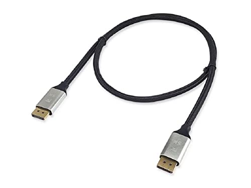 Equip 119261 DisplayPort 1.4 Kabel 1 m Aluminium, Schwarz von Equip