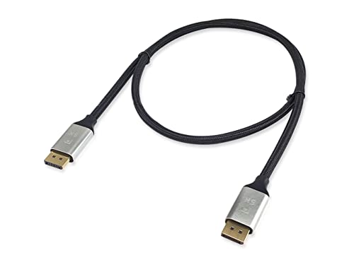 Equip 119265 DisplayPort 1.4 Kabel 5 m Aluminium, Schwarz von Equip