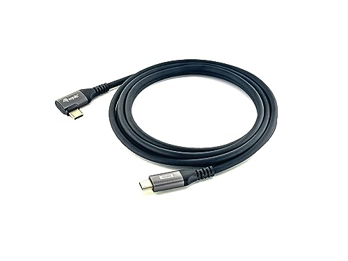 Equip 128893 USB 2.0 C auf C 90° abgewinkeltes Kabel, M/M, 3,0m, PD 100W, Schwarz Equip 128893 USB 2.0 C auf C 90° abgewinkeltes Kabel, M/M, 3,0m, PD 100W, Schwarz von Equip