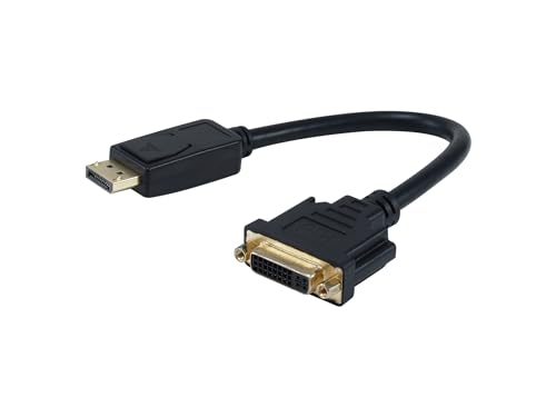 Equip DisplayPort auf DVI-I 0,25cm St/Bu 1920x1200/60Hz schwarz von Equip