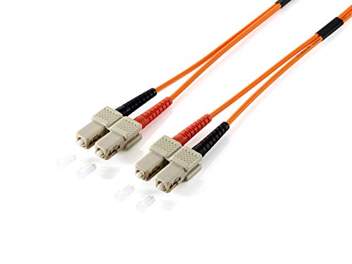 Equip LWL-Patchkabel-Glasfaserkabel (SC->SC 10.00m Singlemode Duplex OS2 gelb Polybeutel) von Equip