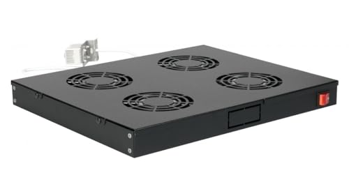 Equip Lüftermodul 19" für Serverschränke, 4xLüfter RAL9005 Equip Lüftermodul 19" für Serverschränke, 4xLüfter RAL9005 von Equip