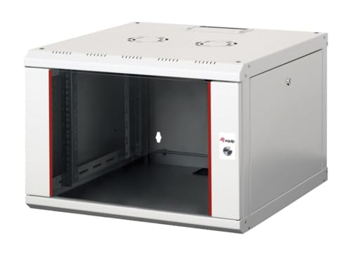 Equip Netzwerkschrank 19" 07U 600x600mm Glastür grau von Equip