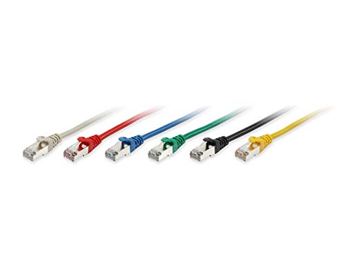 Equip Patchkabel RJ45 S/FTP Cat6 (SSTP) PIMF HF Polybeutel 10,00 m Grün von Equip