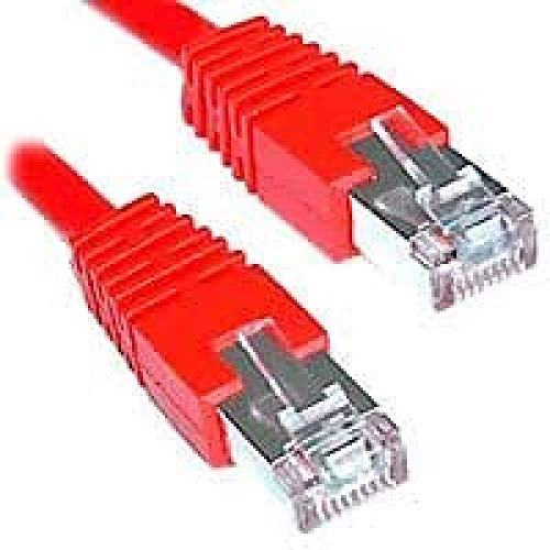 Equip Patchkabel RJ45 S/FTP Cat6 (SSTP) PIMF HF Polybeutel 10,00 m Rot von Equip