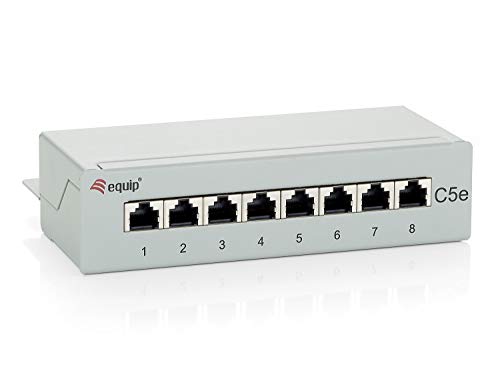 Equip Patchpanel 8X RJ45 Cat5e Desktop Equip Patchpanel 8X RJ45 Cat5e Desktop von Equip