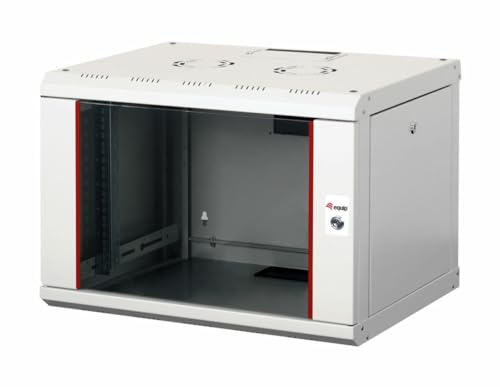 Equip Serverschrank 19" 07U 600x450mm Glastür grau von Equip