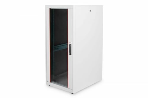 Equip Serverschrank 19" 26U 600x800mm Glastür grau von Equip