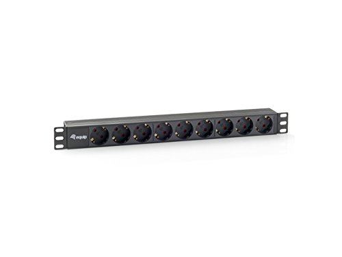 Equip Steckdosenleiste 48,3 cm (19 Zoll) 1HE (9-fach, Schuko, 1,8m) von Equip