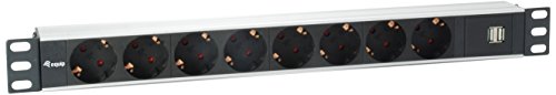 Equip Steckdosenleiste 8fach 1,8m Silber kein 19" von Equip