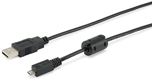 Equip USB 2.0 Kabel A-> Micro B m/1.80m Schwarz Polybeutel von Equip
