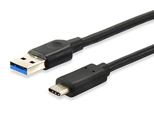 Equip 128345 USB-Kabel (0,5 m, USB C, USB A, 3.0 (3.1 Gen 1), 5000 Mbit/s, Schwarz) von Equip