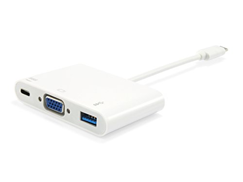 Equip USB-C St -> VGA-/USB-A-BU PD-Adapter 0.15cm Weiß Equip USB-C St -> VGA-/USB-A-BU PD-Adapter 0.15cm Weiß von Equip