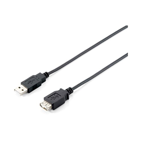 Equip USB Kabel A -> A St/ BU 1,80 m Polybeutel, schwarz Equip USB Kabel A -> A St/ BU 1,80 m Polybeutel, schwarz von Equip