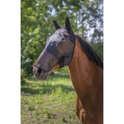Equitheme Fliegenmaske Confort Pony schwarz von Equitheme