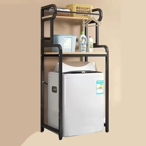 Eqvexd Over The Washing Machine Rack,Washing Machine Top Shelf Multi-Functional Floor Storage Organizer,for Balcony Laundry Room Shelving Unit Easy Assembly(Flap) von Eqvexd