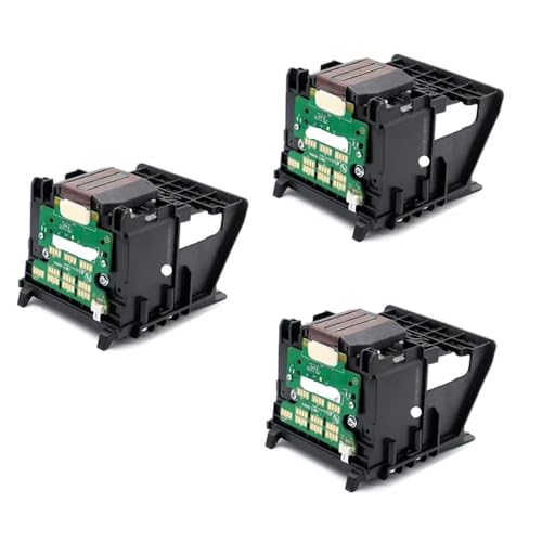 QMLQRGKF Kompatibler Druckkopf Kompatibel mit 952 953 954 955 zur Verwendung mit 7740 8210 8216 8710 8715 8716 8720 8725 8730 8740 8745 7720 7730(3PCS) von ErAKFd
