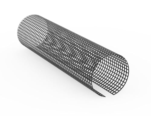 EraGreen Laubschutzgitter in 1m länge für Dachrinnen 100mm-125mm | Dachrinnenschutz UV-stabil | Laubfang in schwarz | Dachrinnengitter aus Kunststoff | Laubstopp von EraGreen