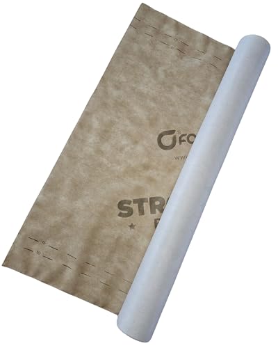 EraGreen Premium Unterspannbahn 115g/m² - Dachbahn in 1,50m Breite (Meterware) UV-stabil - flexible dreilagige hochdiffusionsoffene Unterdeckbahn von EraGreen
