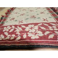 100% Baumwolle/Wolle Tagesdecke/Decke/Teppich, Vintage Teppich, Bettüberzug, Rustikaler Kelim, Hutsul von EraRetro