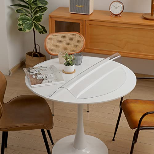 Runde Tischdeckel Tischdecken 1.5mm Dicke Dia.80cm runde Tischabdeckung Wischbare transparente Tischdeckel Tischdecke Küche Esszimmer Holz Möbel Schutzabdeckung Runde Tischdeckel Tischdecken 1.5mm Dicke Dia.80cm runde Tischabdeckung Wischbare transparente Tischdeckel Tischdecke Küche Esszimmer Holz Möbel Schutzabdeckung von Eralove