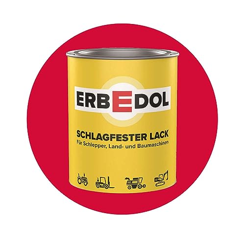 Erbedol PÖTTINGER ROT NEU Büchner Lack Kunstharzlack Farbe 750ml 0423 4668 von Erbedol