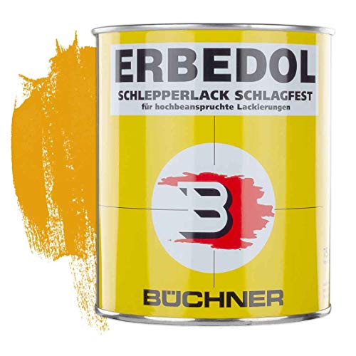 Schlepperlack | MAISGELB | RAL1006 | 0,75 l | restaurieren | Traktor | lackieren | Farbe | Trecker | Frontlader | Lack | Lackierung | Farbton | schnelltrocknend | deckend von Erbedol