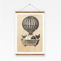 Poster Vintage Retro Print Mops Fliegt Dictionary Art Collage Wanddekoration Wandkunst Lexikon Poster Vintage Retro Print Mops Fliegt Dictionary Art Collage Wanddekoration Wandkunst Lexikon von Erbsenbeetdesign