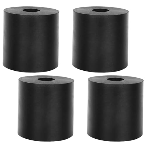 4PCS -Gummi -Waschmaschinen, robuster Gummi -Abstandshalter 1.2 Außendurchmesser..0, 4 Innendurchmesser..1, 4 dicke runde Abstandshalterhäule für Heimautos -Zubehör Blackrubber -Waschmaschinen von Ercoiong