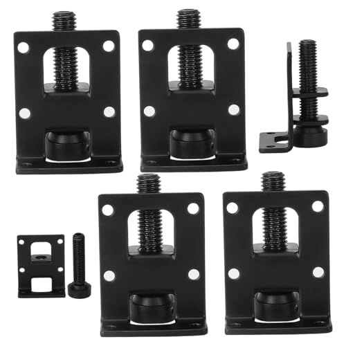 4pcs Möbelniveau Füße Einstellbare Hochleistungsstufe Füße Schockdes schwarze Leveler für Workbench Schrank Regale Einheiten Möbel 4pcs Möbelniveau Füße Einstellbare Hochleistungsstufe Füße Schockdes schwarze Leveler für Workbench Schrank Regale Einheiten Möbel von Ercoiong