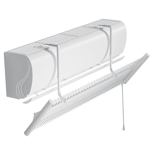 AIR -Ableitungsableiter 10.6x35.4 '' Aluminium -Klimaanlagen -Deflektor mit drei Modi, die für Home Office eingestellt werden können von Ercoiong
