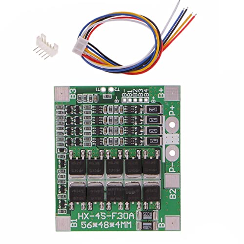 Batterie -Ladeschutzscheibe 4S 30A 14, 8 V LifePO4 Leben 18650 Batterie BMS PCB -Modul mit Balance -Ladeschutzmodul von Ercoiong