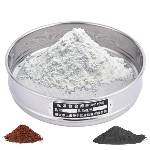 Ercoiong 100 -Mesh -Sieb, 8 Zoll Edelstahl Fine Mesh Sieb, stapelbarer Test -Sifter für Industrial Laboratory Homesmesh von Ercoiong