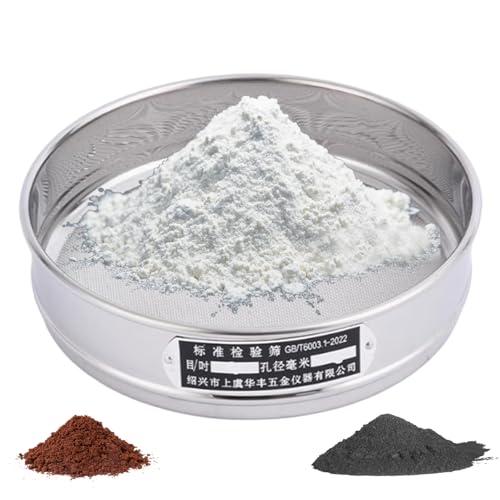 Ercoiong 200 -Mesh -Sieb, 8 Zoll Edelstahl Fine Mesh Sieb, stapelbarer Test -Sifter für Industrial Laboratory Homesmesh von Ercoiong