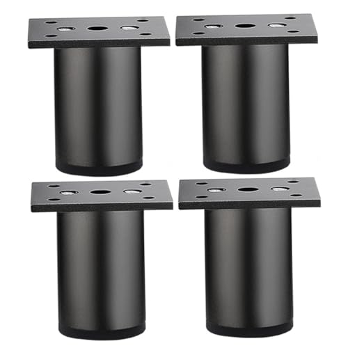 Ercoiong 4PCS -Möbelbeine, verstellbare Aluminiumlegierungsschrankbeine, runde Möbelfüße für Tischsofa -Stuhlschreibtisch, 2 Zoll von Ercoiong