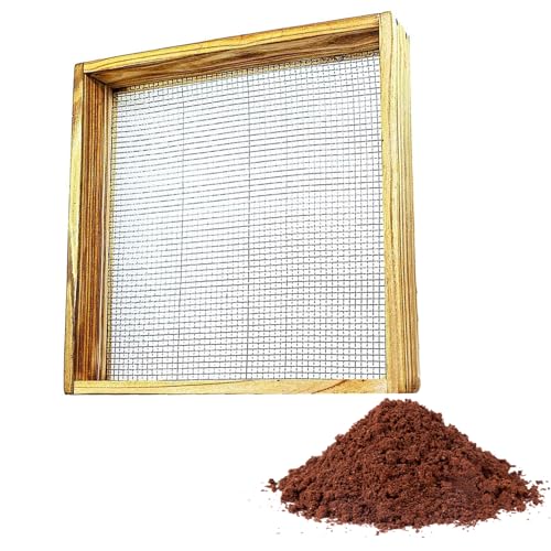 Ercoiong Gartensiebbodensieb Mesh gemahlener Steinsand Sifter Gartenwerkzeug zum Sieben des Kompost -Schmutzbodens Blättergarden von Ercoiong