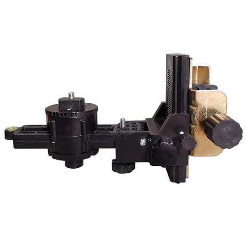 Fine -Tuning -Halterungspegel -Adapter, 16 mm 15 mm 360 ° rotierende L -Form Magnetische Pivotierungsbasi von Ercoiong