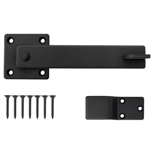 Gate -Latch, 6 -Zoll -Kohlenstoffstahl -Torschlösser für Außenzaun mit Schrauben, Hochleistungs- und einfach zu installierende Latch -Sperre für Sicherheit, Datenschutzschloss von Ercoiong