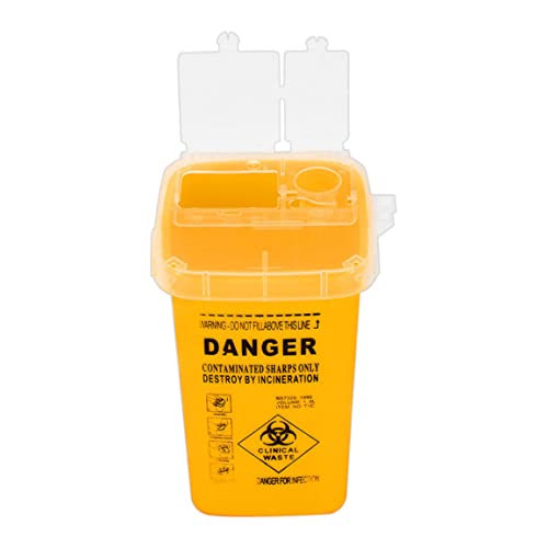 Sharps Bin Plastik Rasierer Entsorgungskoffer Tattoo Piercing Nadeln Abfallbox Behälter Gelb gelb Sharps Bin Plastik Rasierer Entsorgungskoffer Tattoo Piercing Nadeln Abfallbox Behälter Gelb gelb von Ercoiong