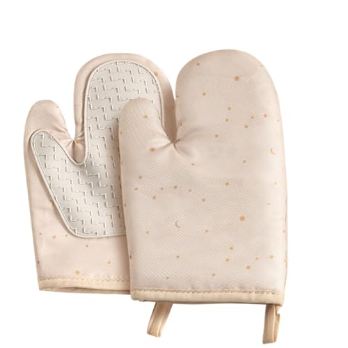 Erconsso Backhandschuhe Ofen Beständig - Küchenhandschuhe Ofen Resistent | 1 Paar rutschfeste Topflappen Küchenzubehör für Kochen Camping Grillen Backen Mikrowelle Herd von Erconsso